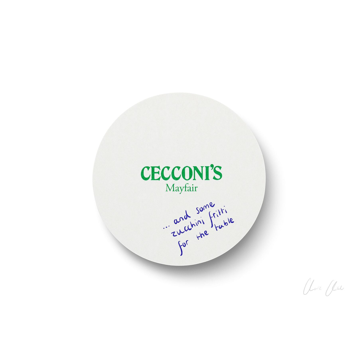 Coaster at Cecconi's Print
