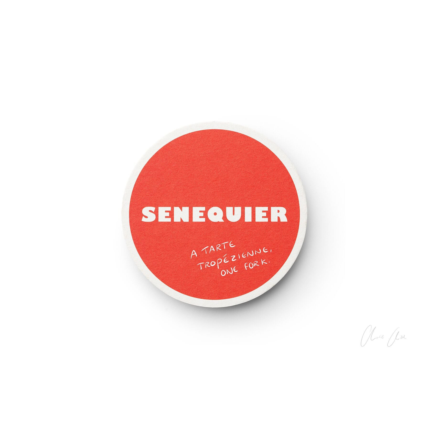Coaster at Senequier ii Print