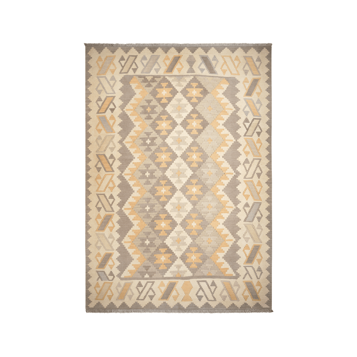 Kelim Gashgai Handwoven – Neutral, 285 x 201cm