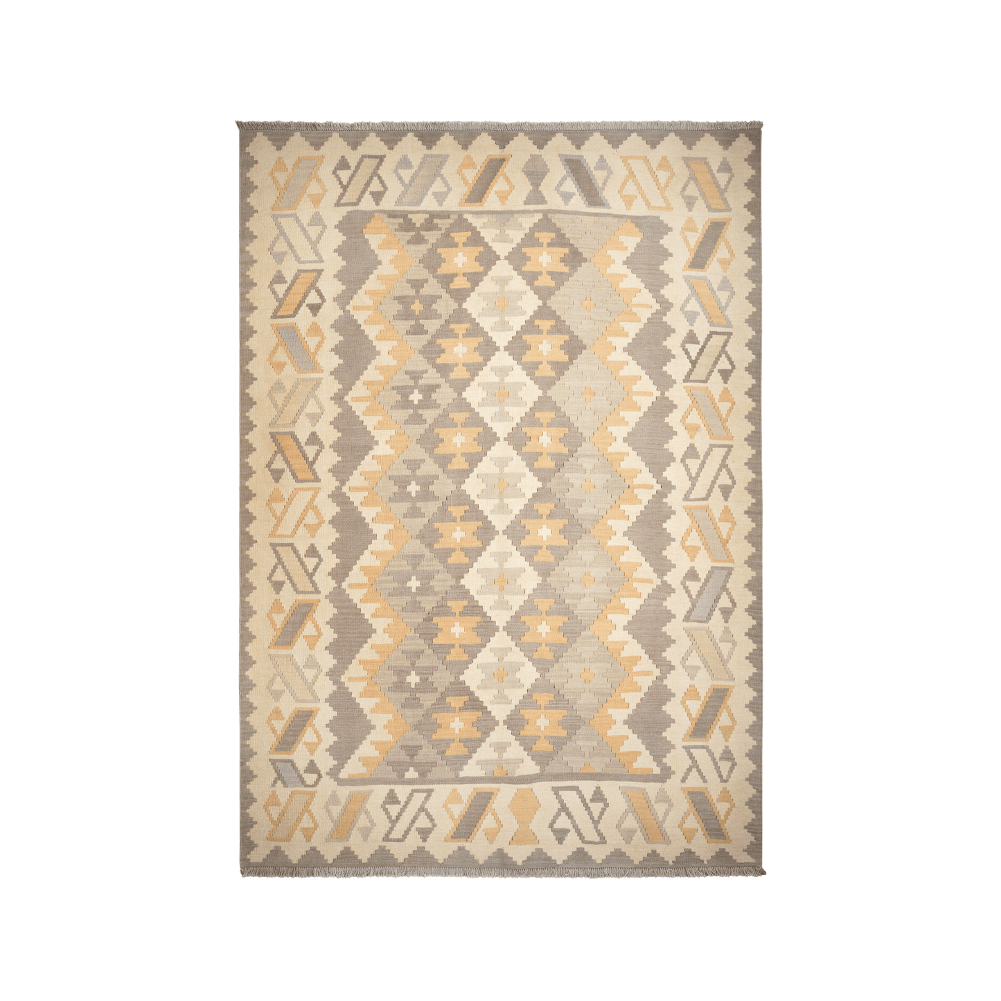 Kelim Gashgai Handwoven – Neutral, 285 x 201cm