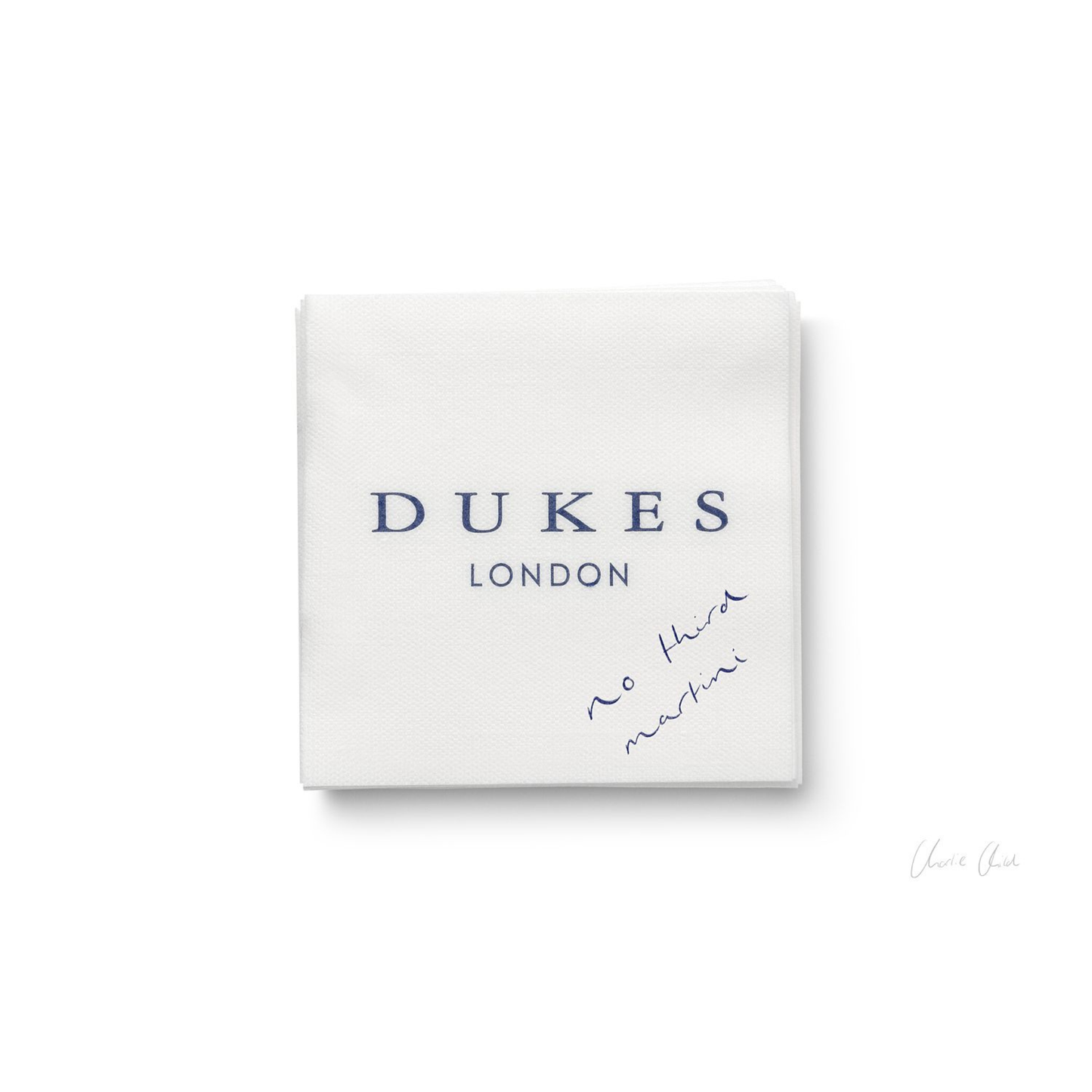 Napkin at Dukes i Print