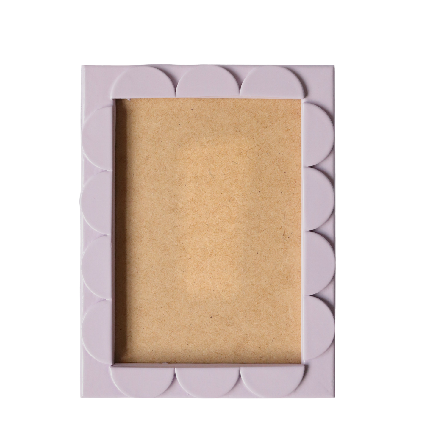 Lilac Lacquered Scallop Frame