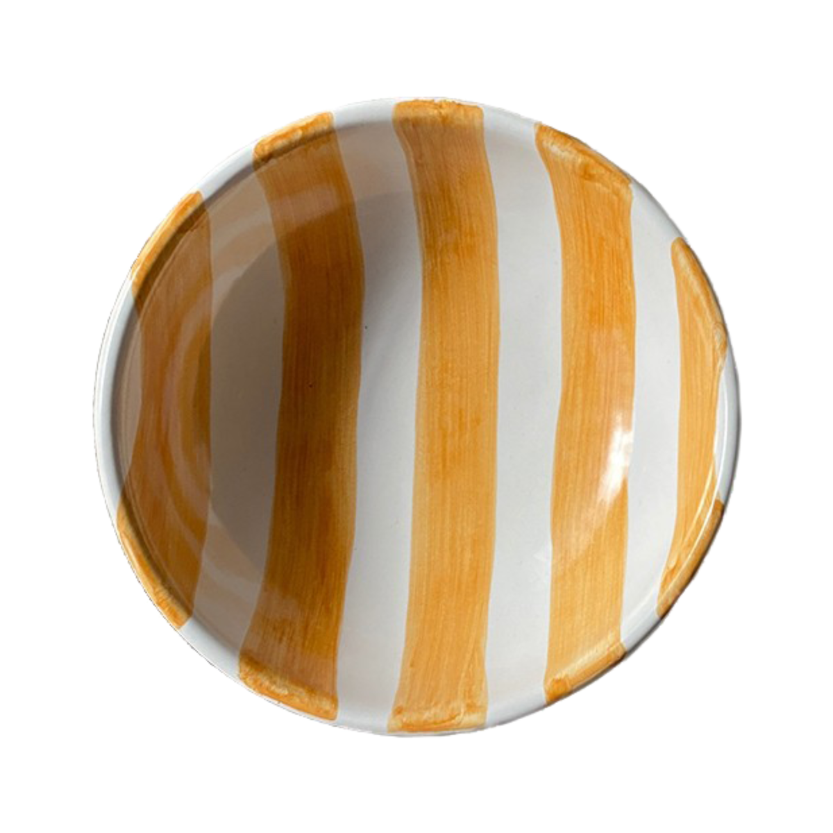 Bowl 14 cm Stripe Ochre