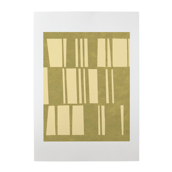 Glimpse Olive/Yellow Print