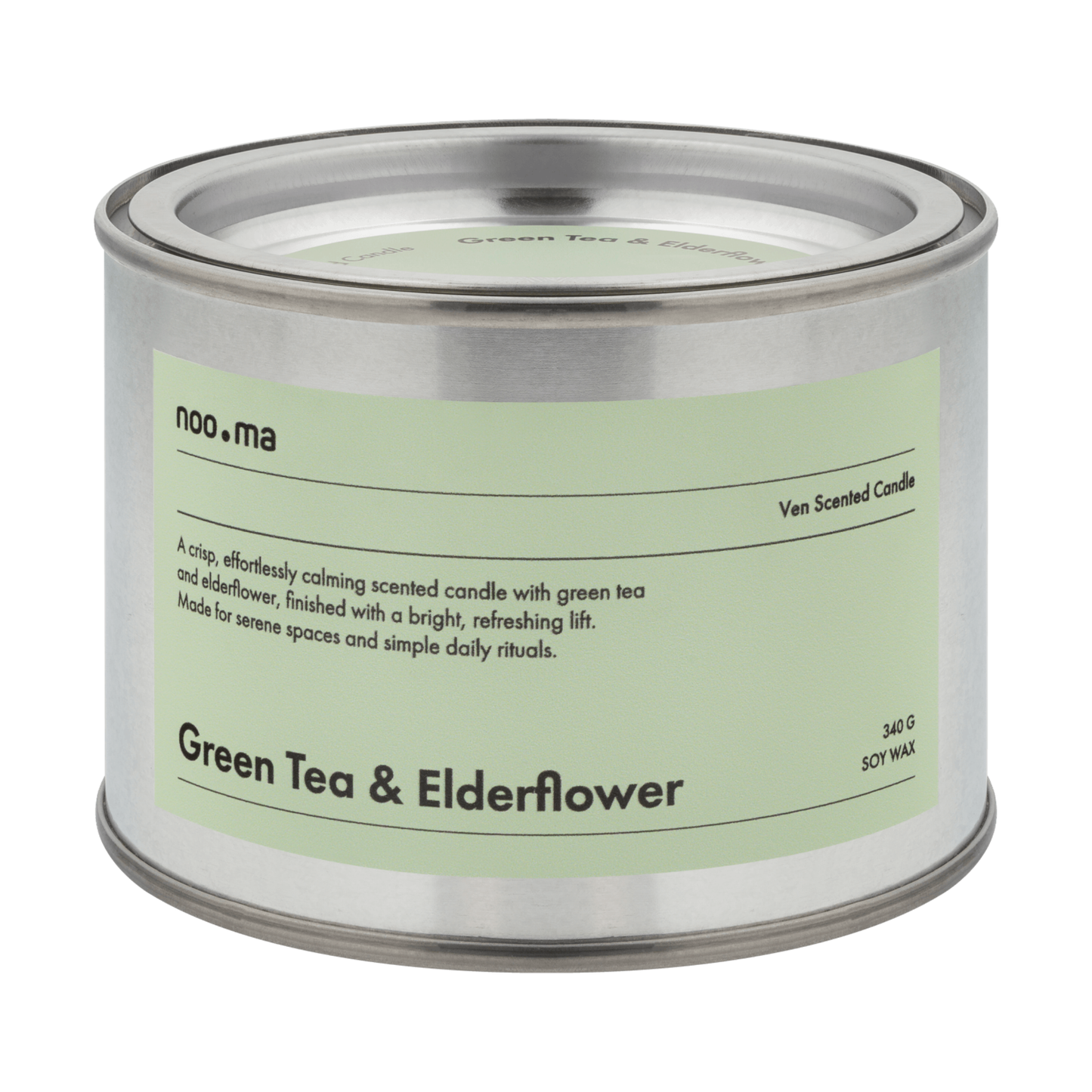 Ven Scented Candle - Green Tea & Elderflower
