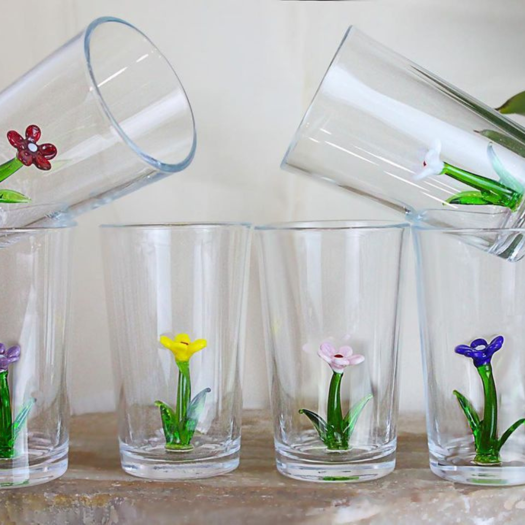 Daisy Shot Glasses (6 pieces)