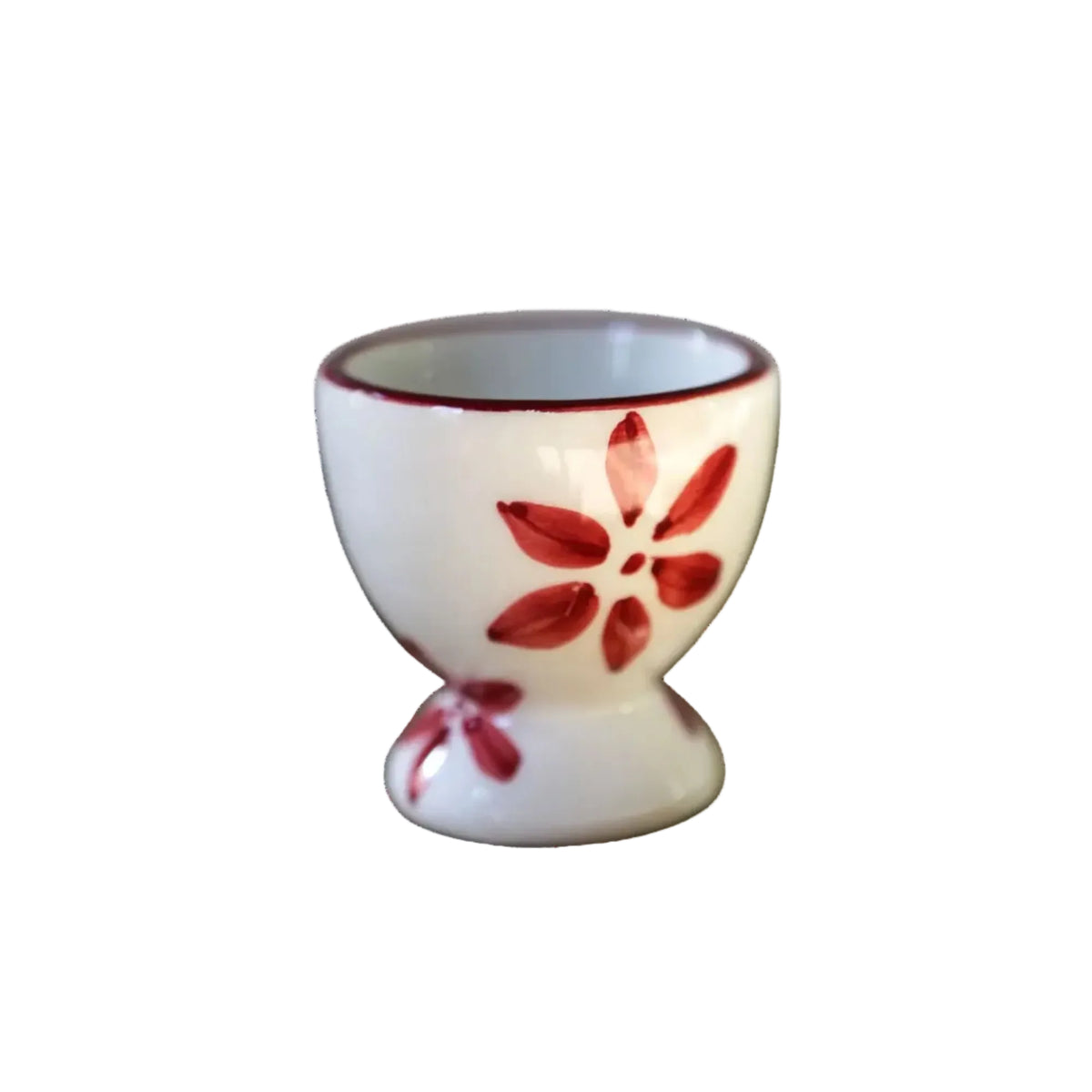 Floral Egg Cup, Grenadine