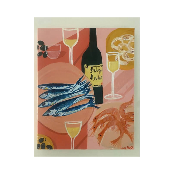 Lunch at Freddies - Giclee print