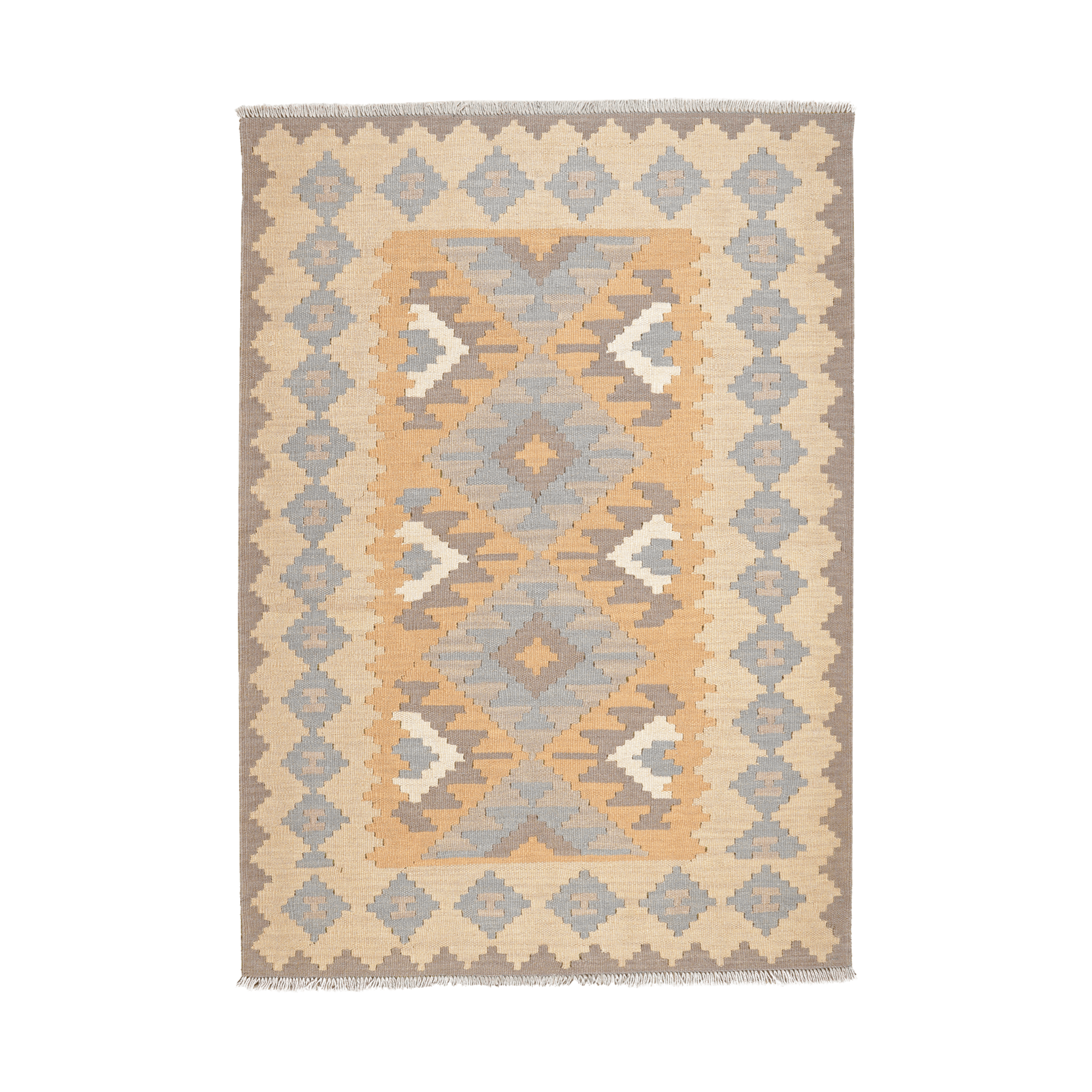 Kilim Gashgai Rug · Hand-Woven - Yellow, 170x119 cm