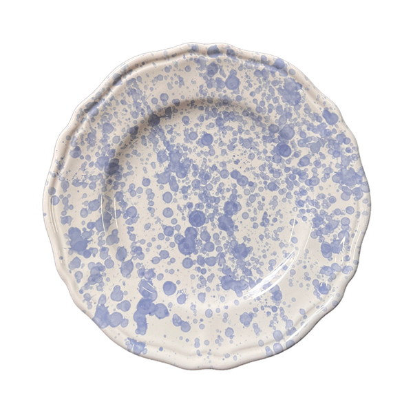 Plate Dots 25 cm Sky Blue