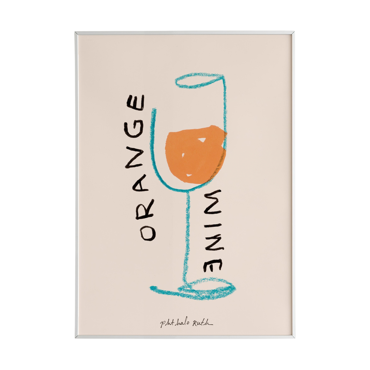 "Orange Wine" Art Print