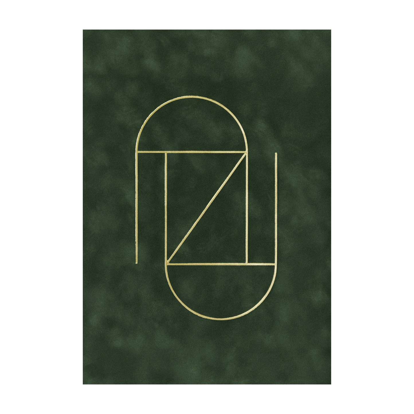 "Dusty Green Velour" Print