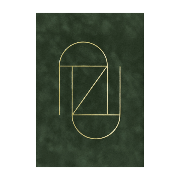 "Dusty Green Velour" Print