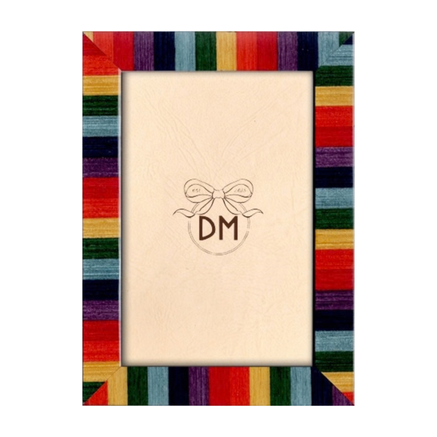 Marquetry Frame In Multicolour