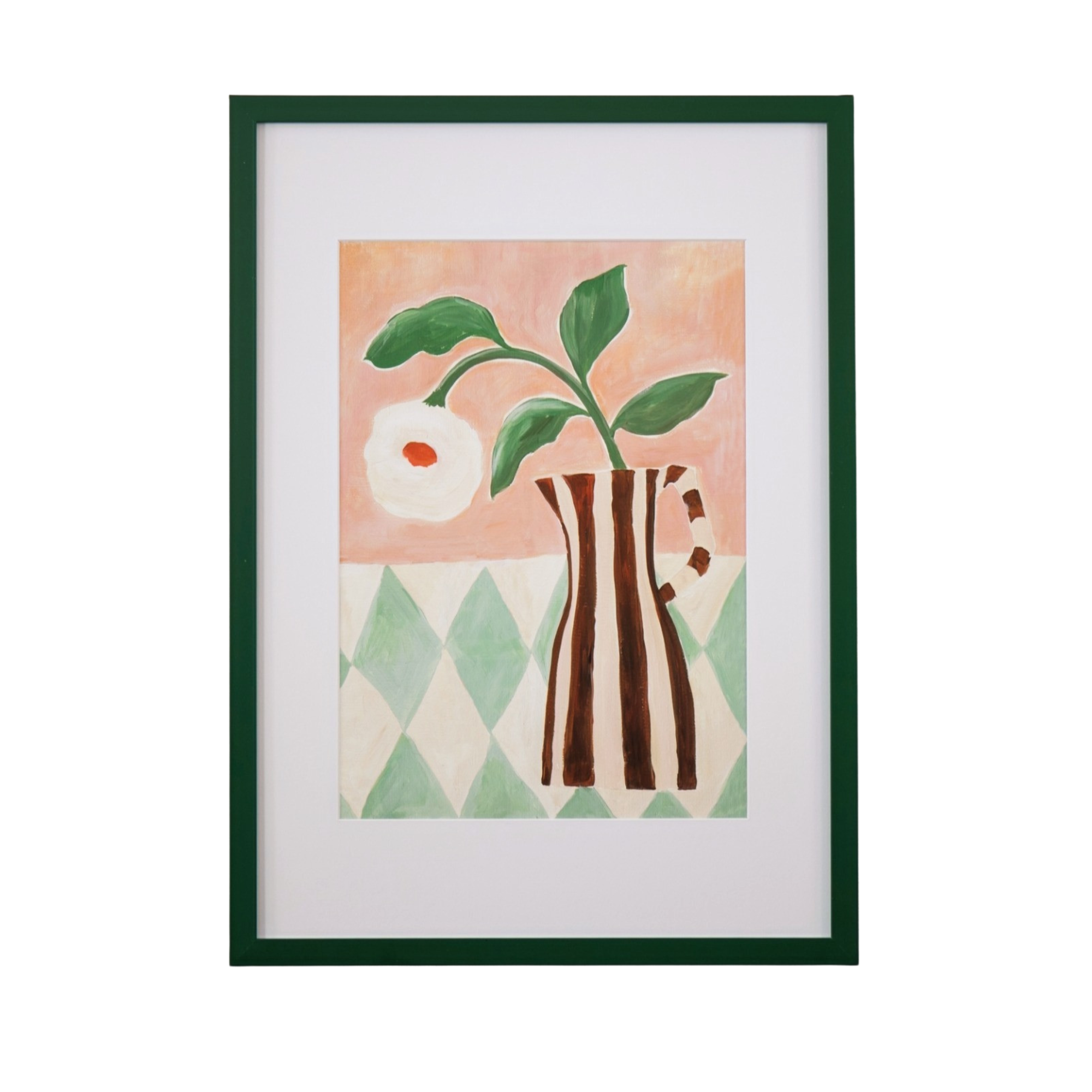 Market Day, Floral Still Life Art Print