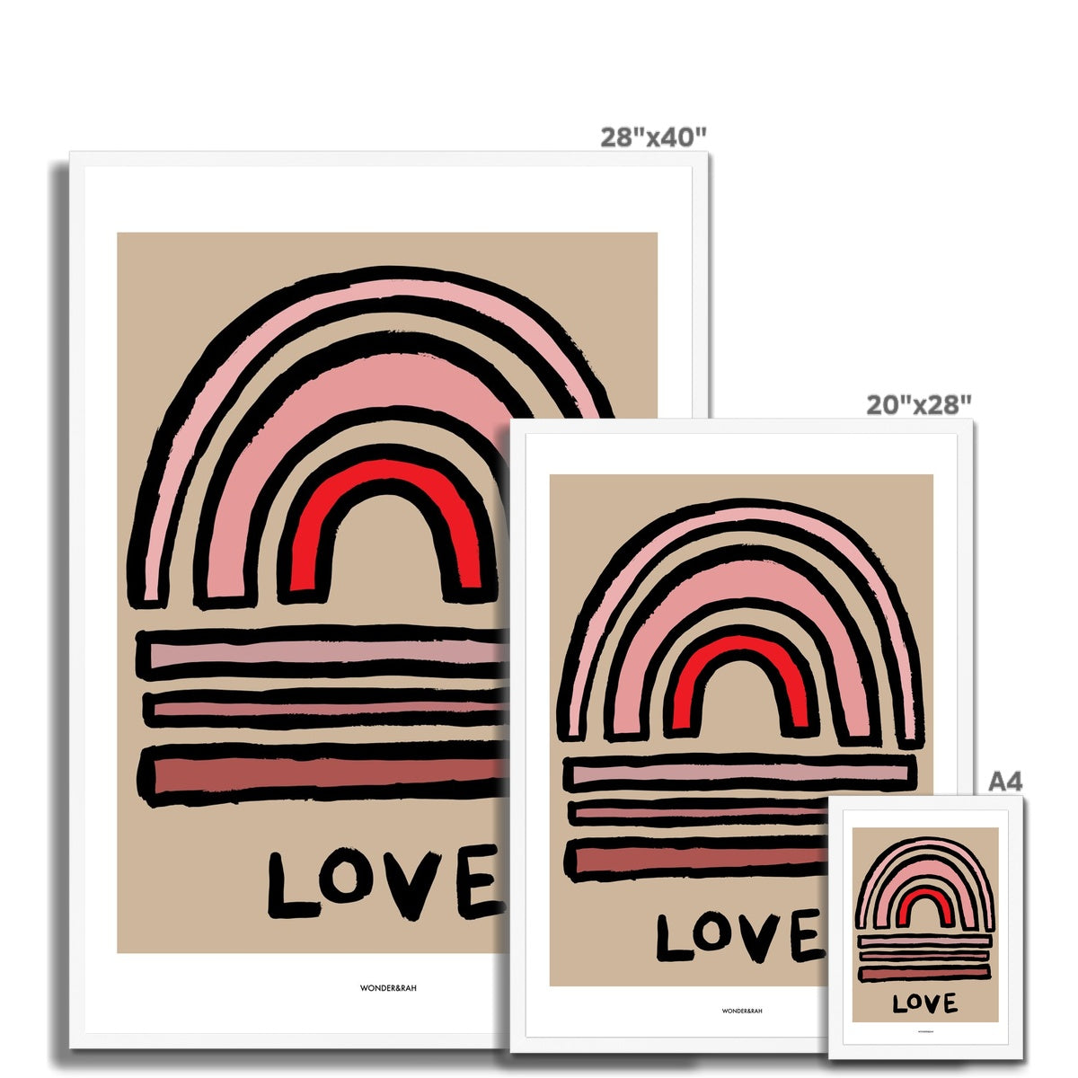 Love Abstract Print