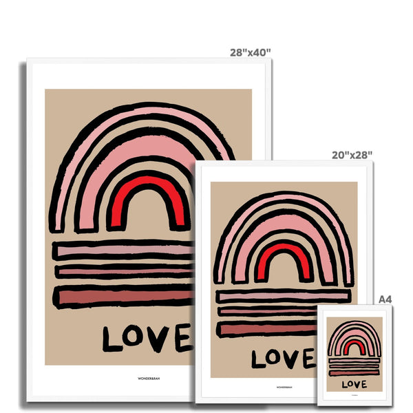 Love Abstract Print