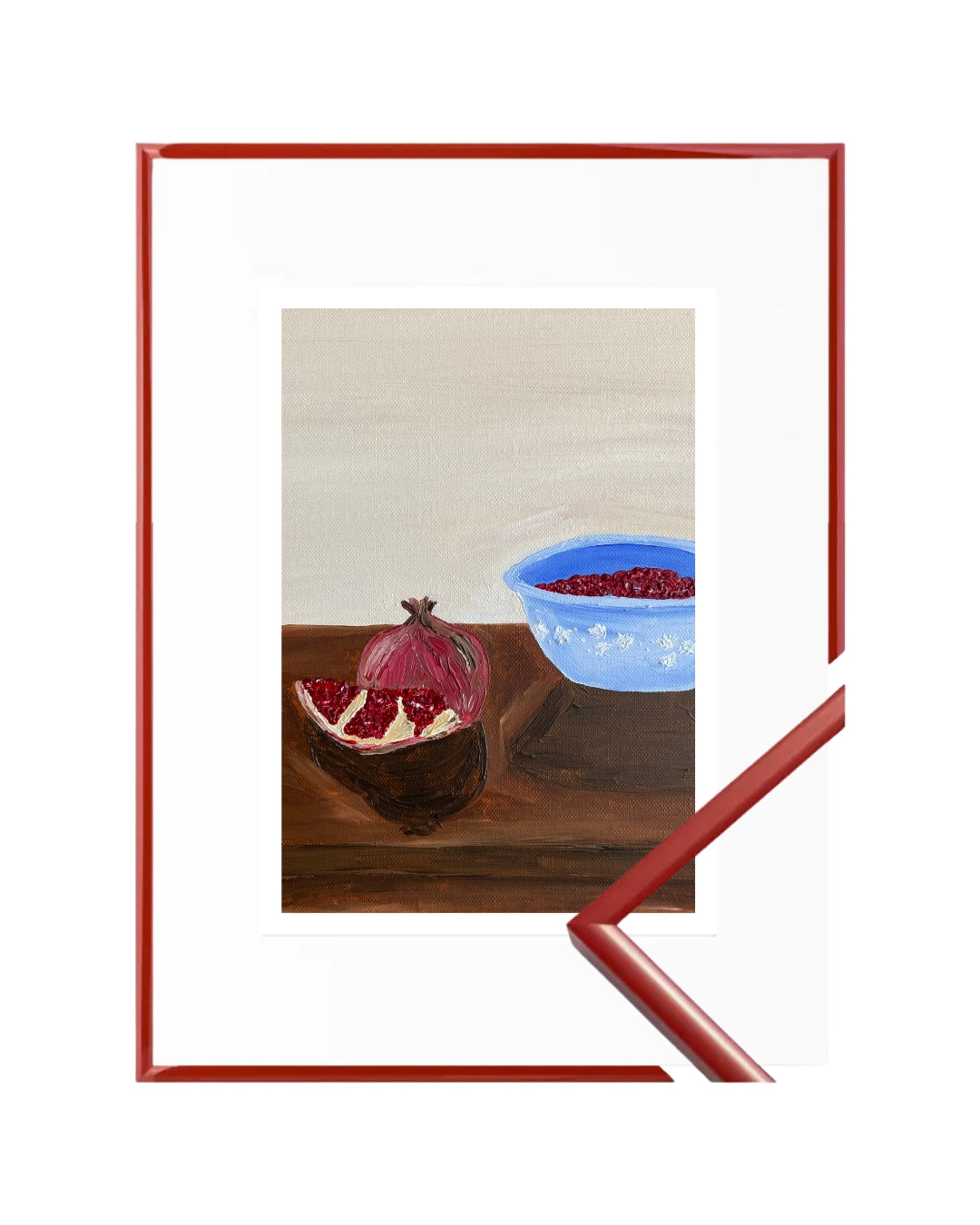 Peeled Pomegranate Fine Art Print