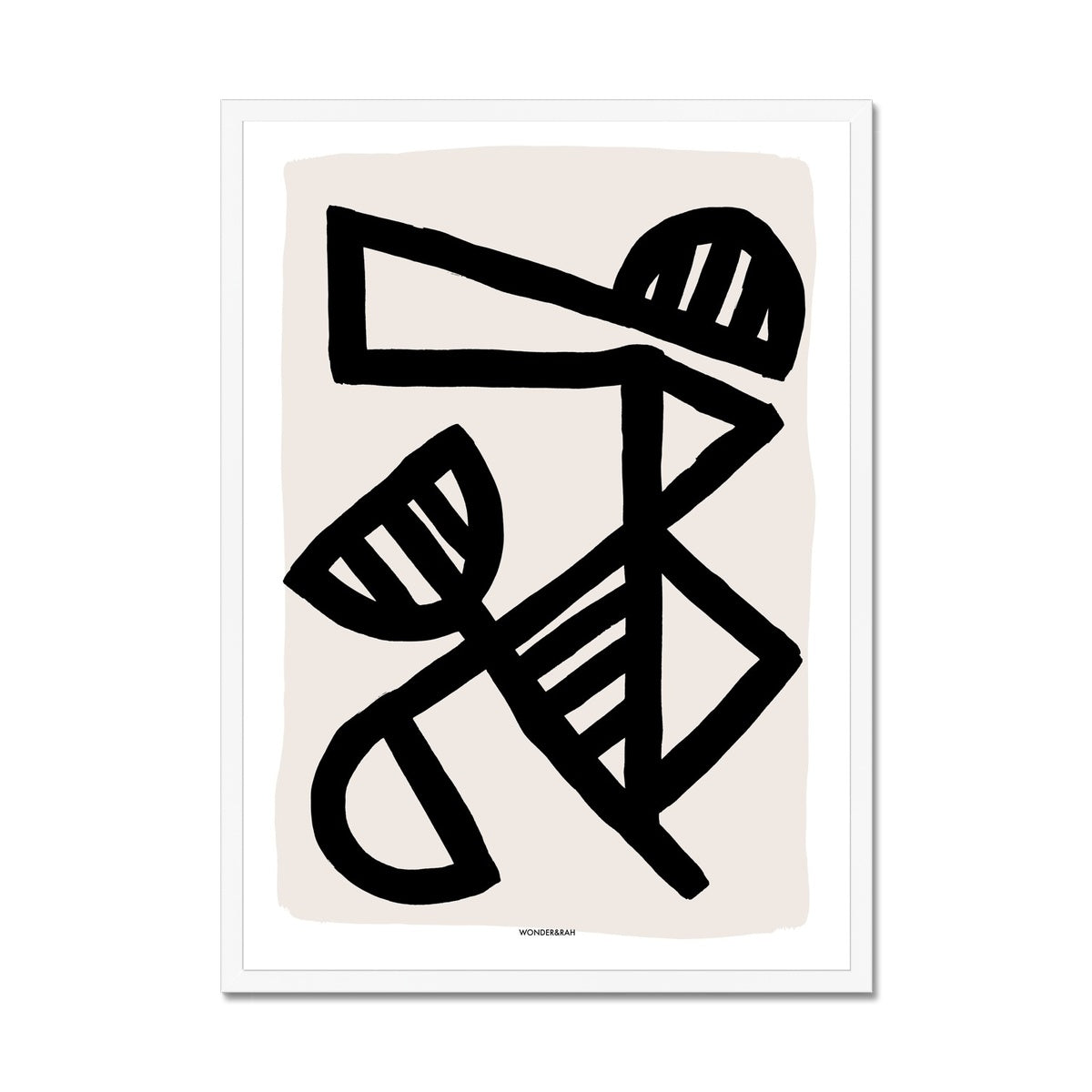 Cotton Contemporary Botany Print