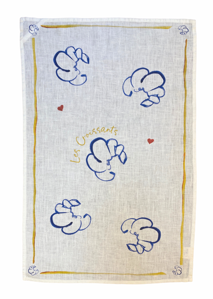 Dinette - Croissants Tea Towel