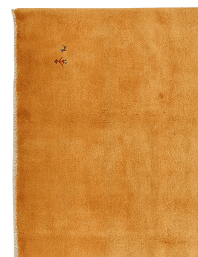 Gabbeh — Hand-knotted, 239x337 cm, Yellow, 100% Virgin Wool | View 3