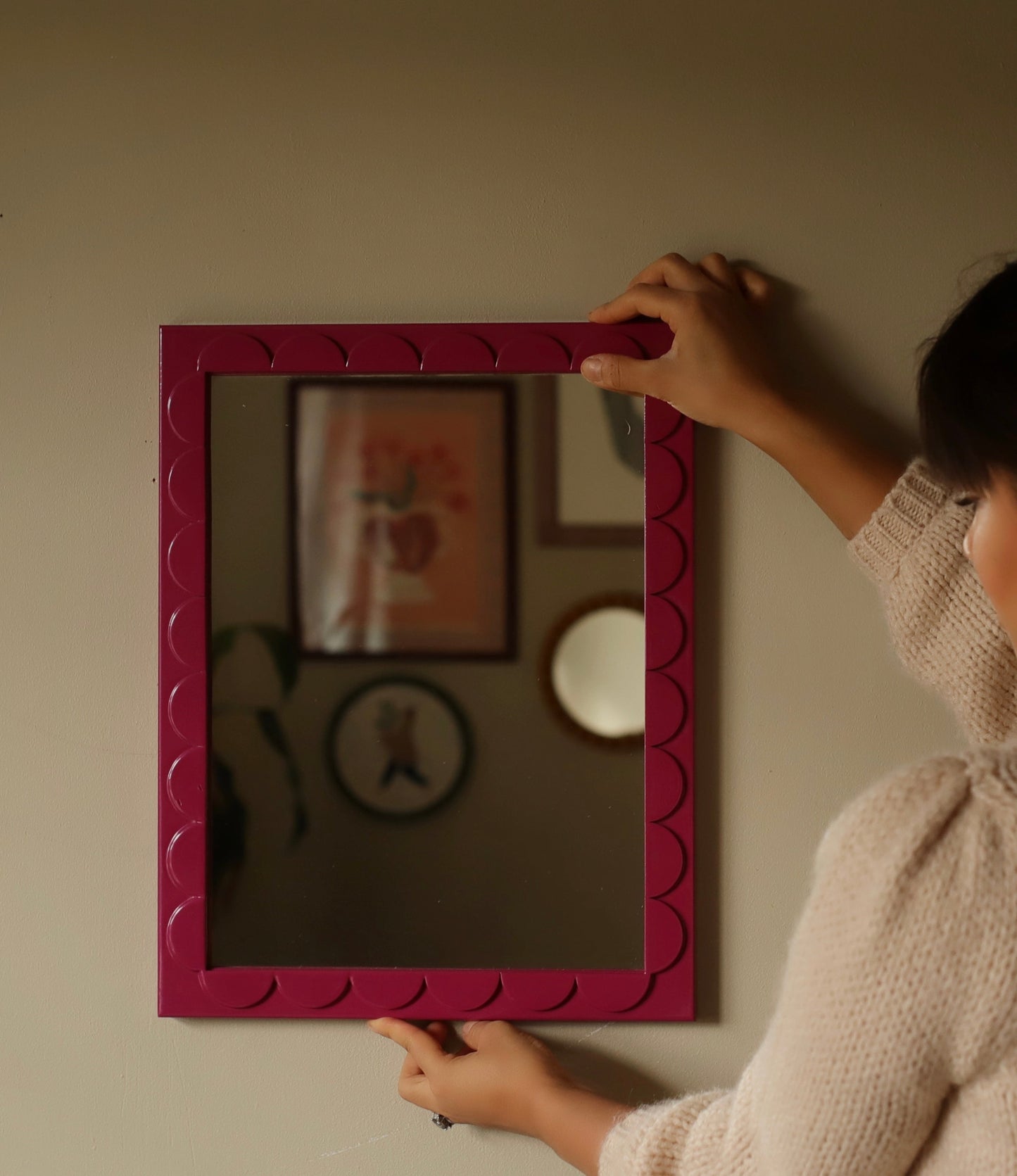 Scallop Mirror