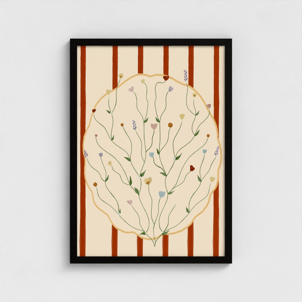 Spring Vines art print — additional product photo of the design, view 3