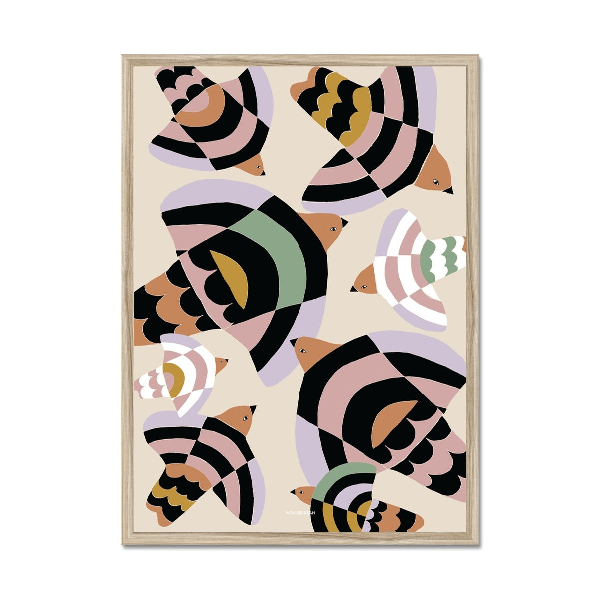 Spring Flock Children's Print