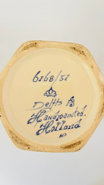 Antique Delft ‘Knobbelvaas’ Lamp