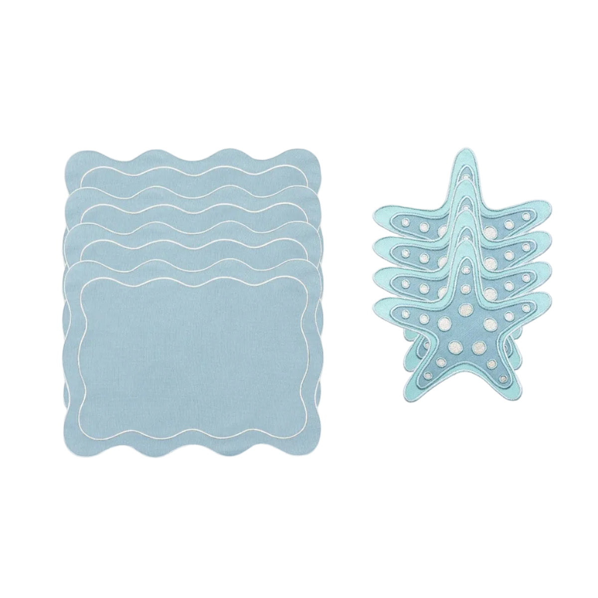 Etoile Set (4 Placemats & 4 Coasters)