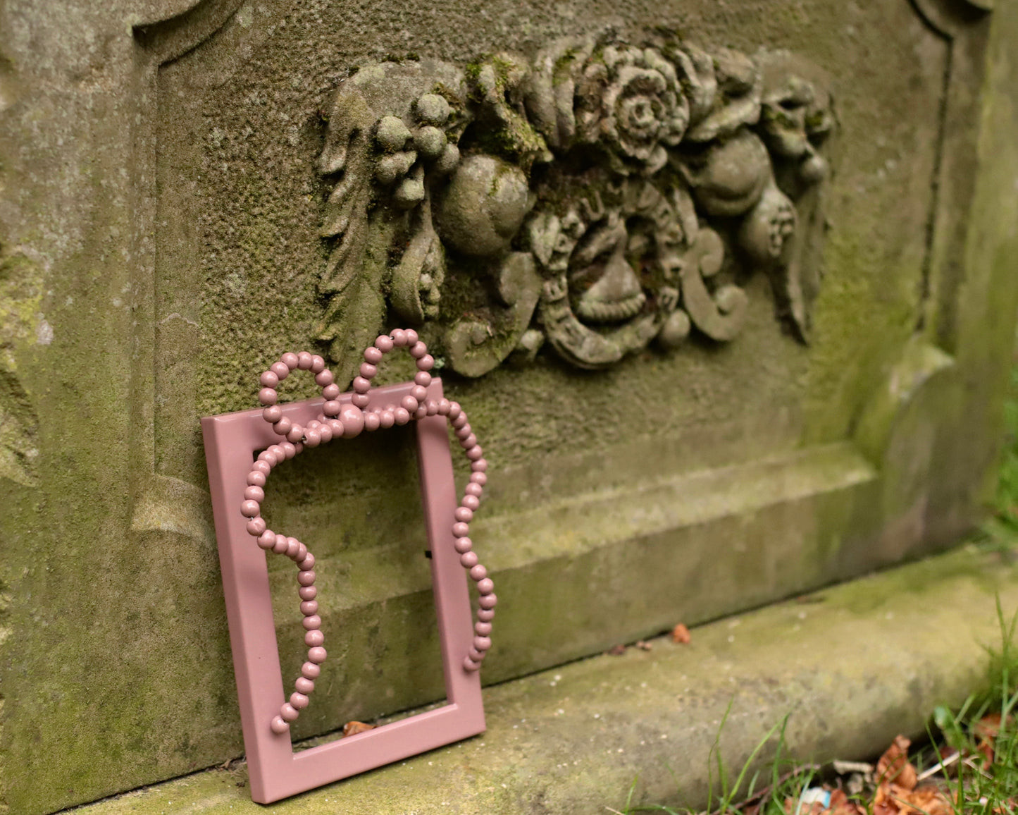 Beaded Bow Frame