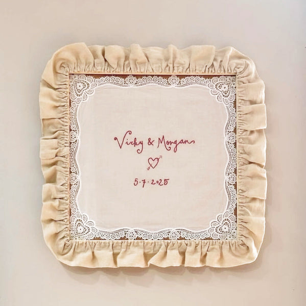 Oat Ruffle Frame