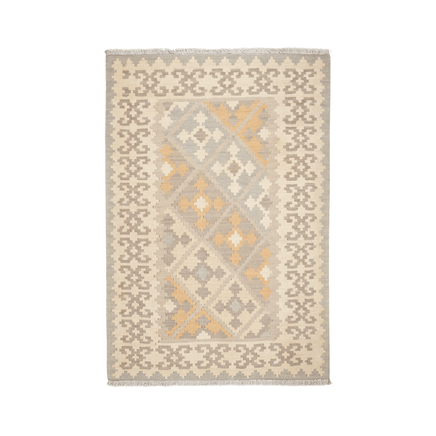 Kelim Gashgai Handwoven – Grey, 169 x 119cm