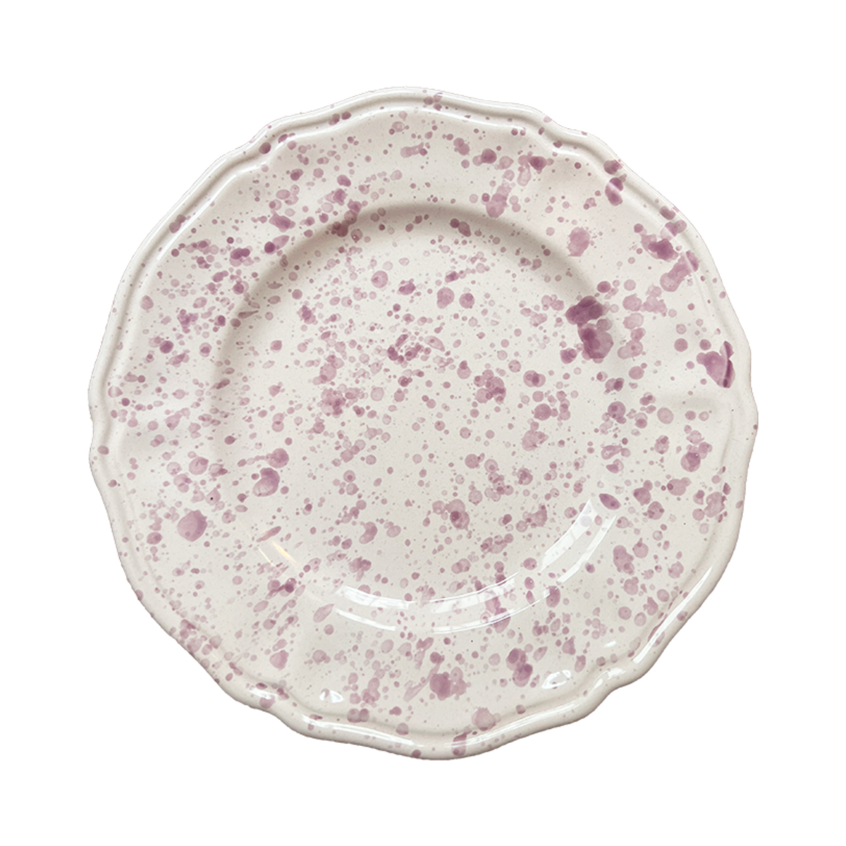 Plate Dots 25 cm Purple
