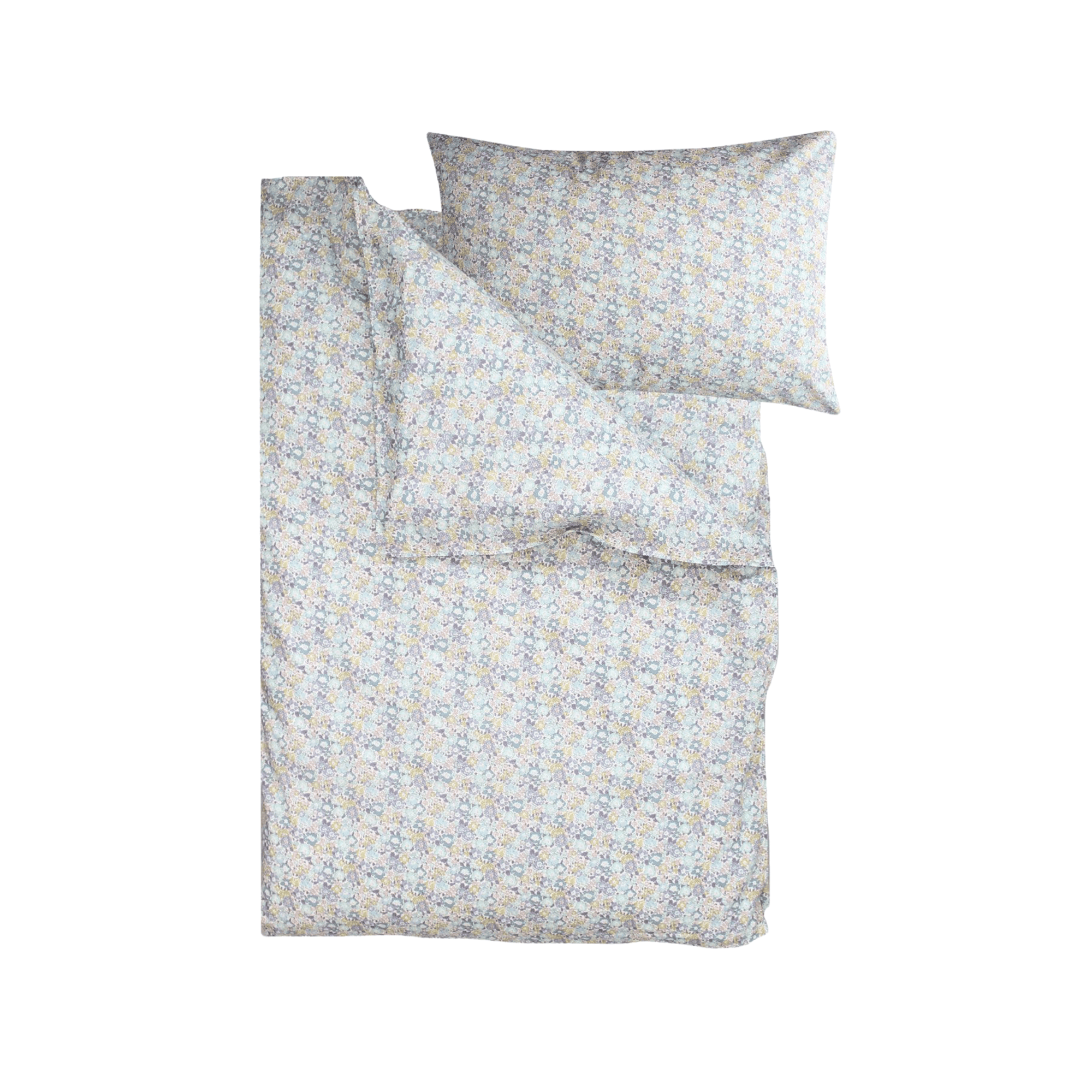 Duvet Set Made With Liberty Fabric Michelle Sea Green
