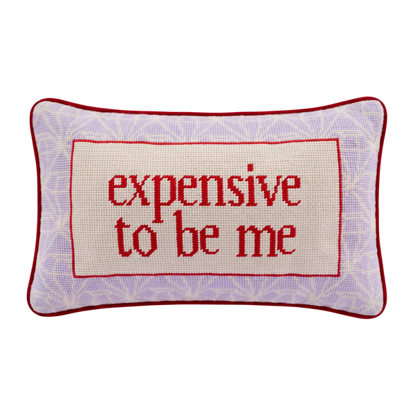 Expensive To Be Me Needlepoint Pillow