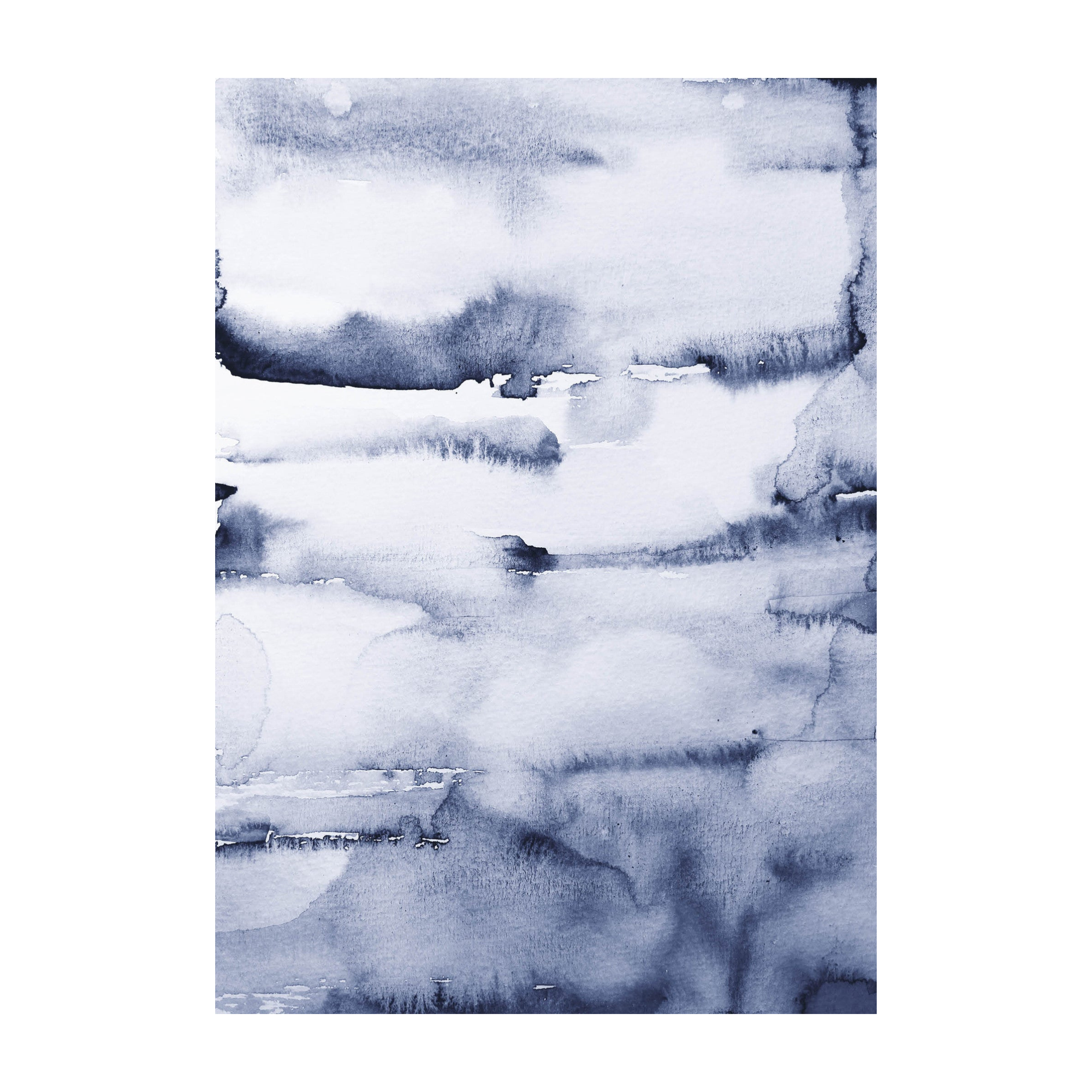 "Blue Water Color" Print