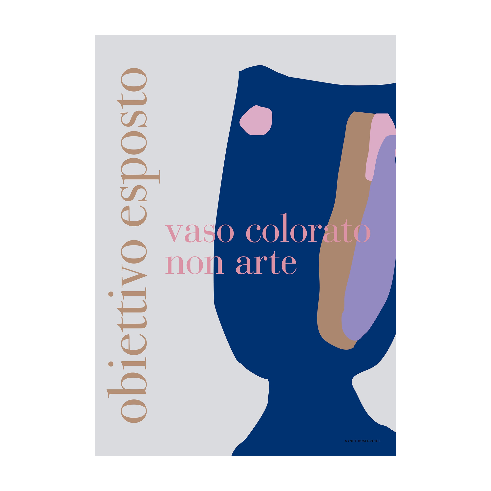 Obiettivo Vaso Colorato Print