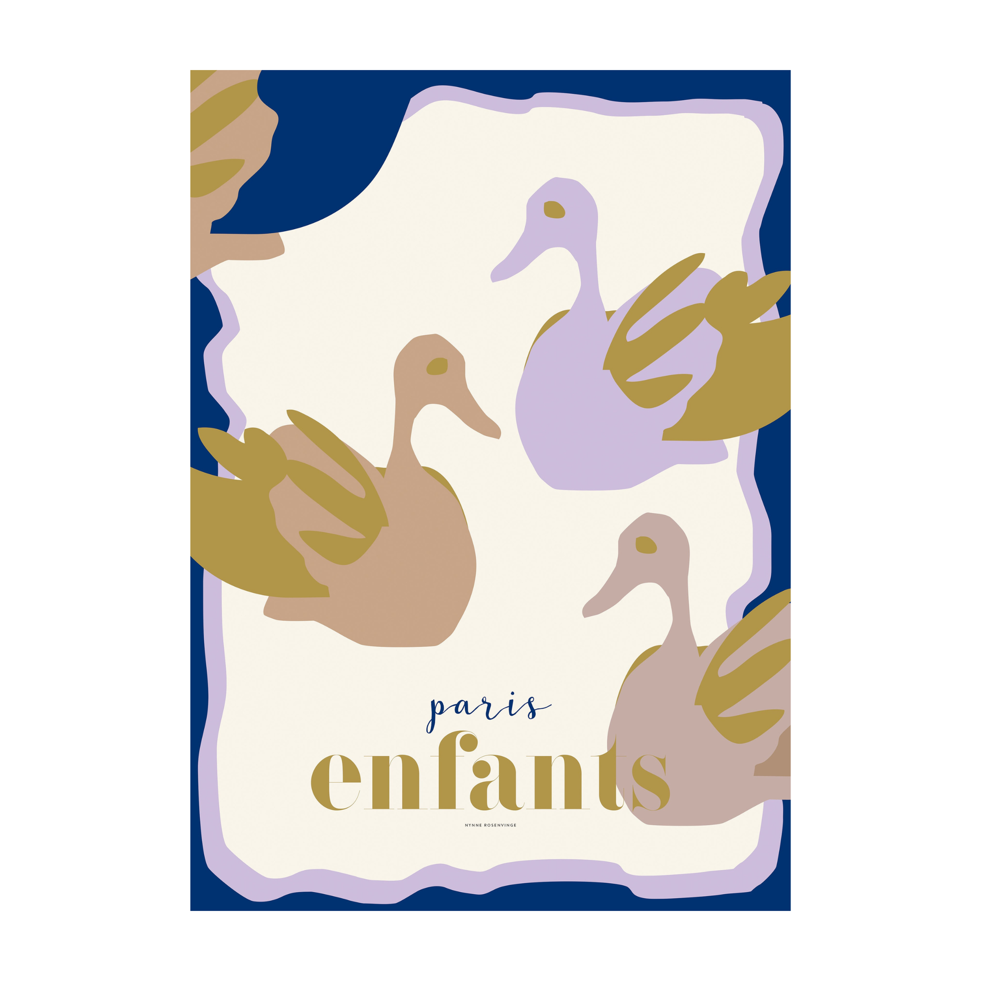 Enfants - Swan Print