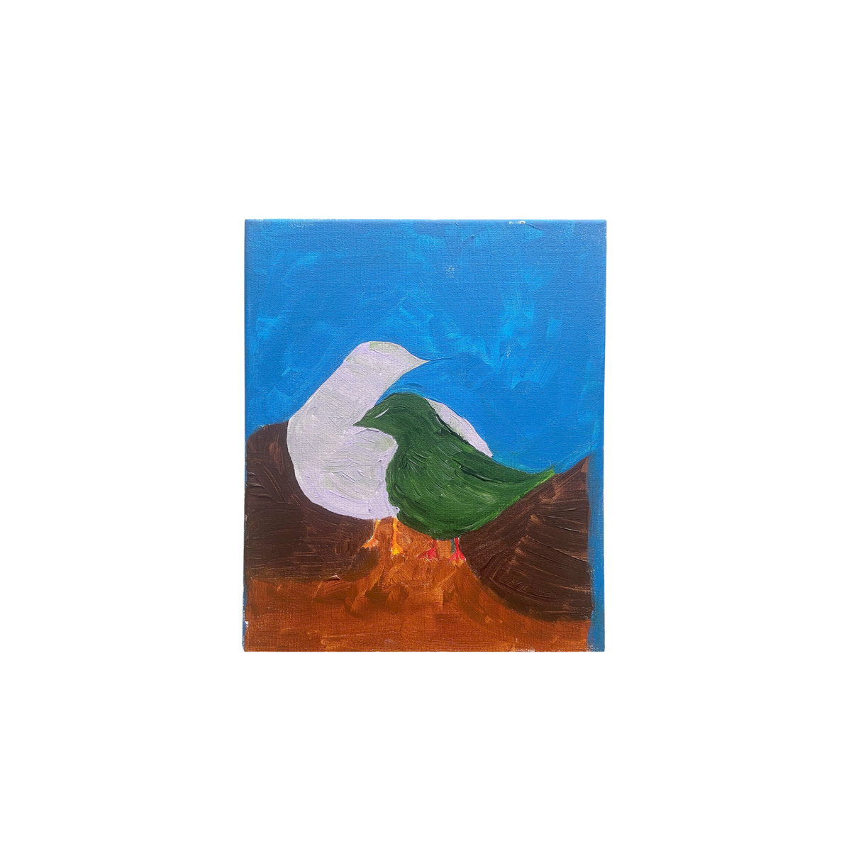 Mother Bird & Child Artwork