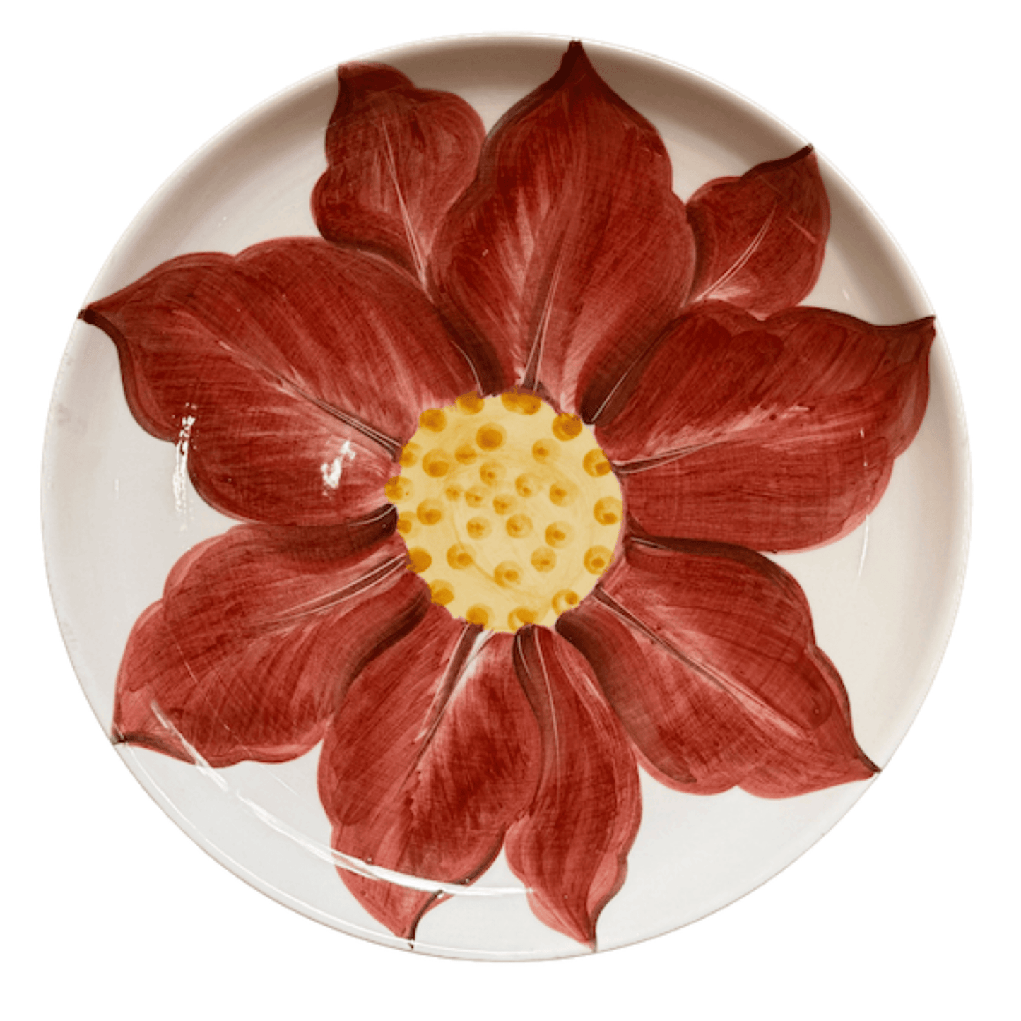 Christmas Flowers Plate 27cm