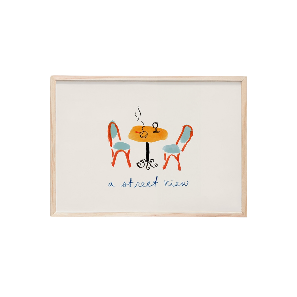 “A Street View” Mini Art Print