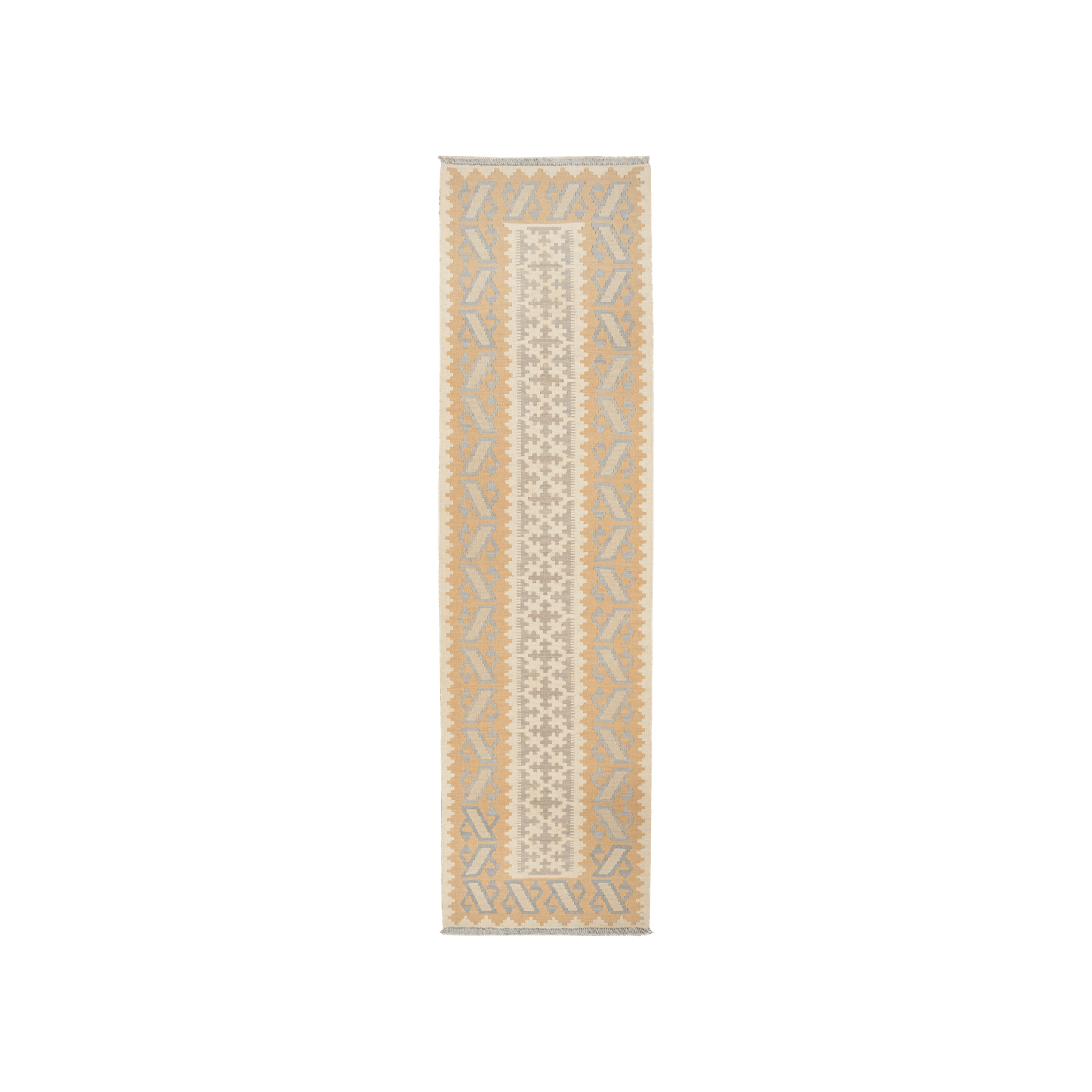 Kelim Gashgai Handwoven – Neutral, 287 x 79cm