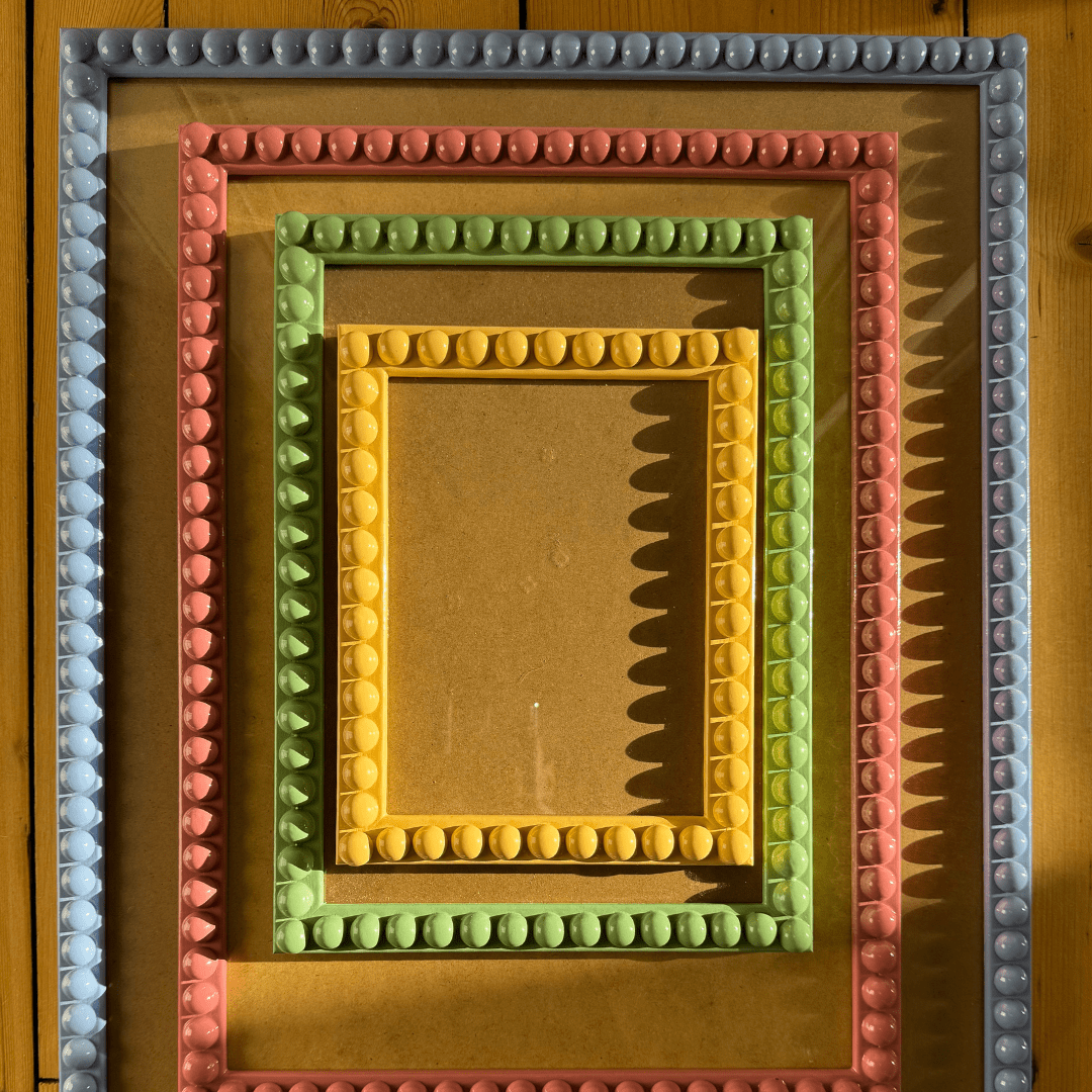 Spring Green Bobbin Picture Frame