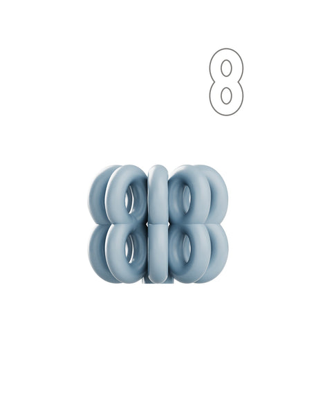 Digit Candle Holder Eight