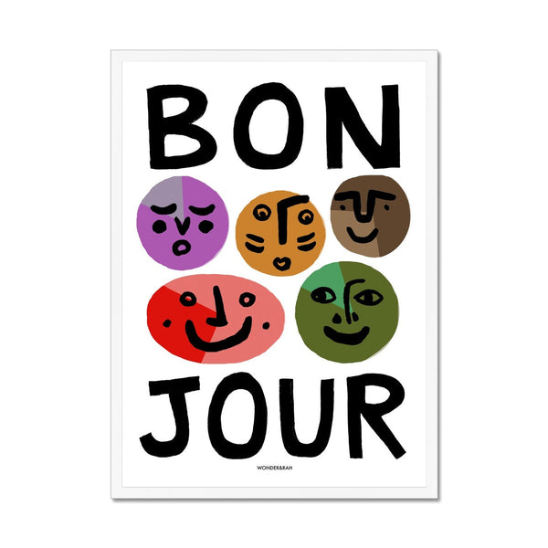 Bonjour Art Print