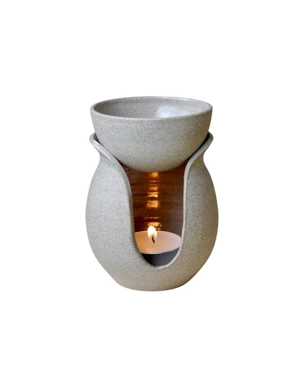 Ceramic Oil Burner, Stone