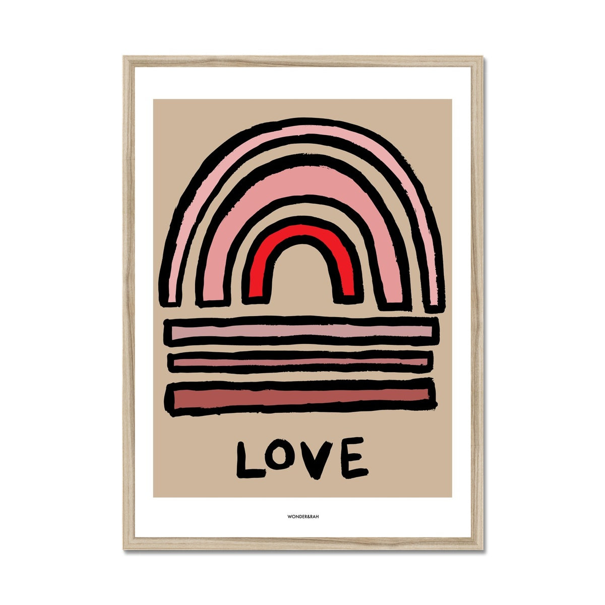 Love Abstract Print