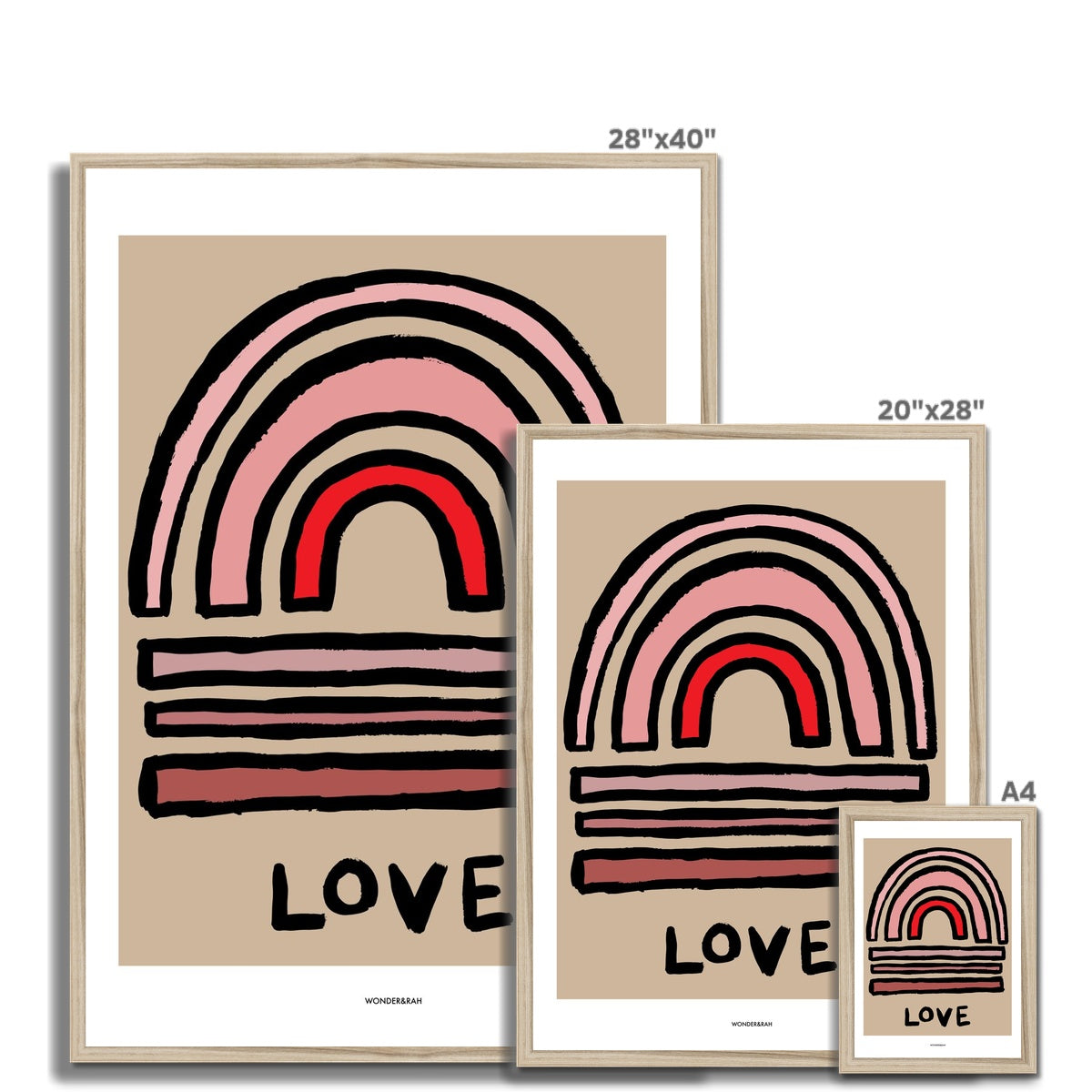 Love Abstract Print