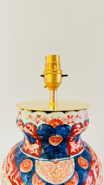 Antique Japanese Imari Lamp